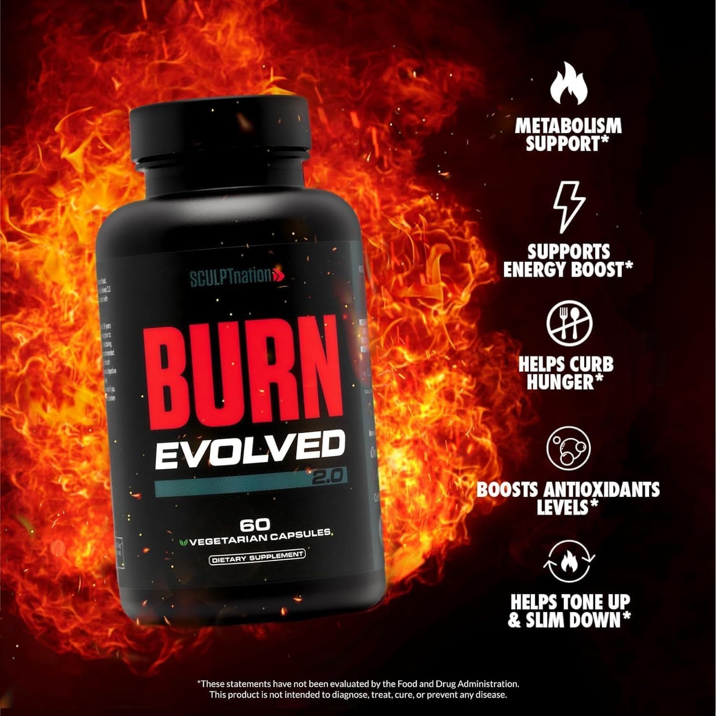 V Shred Sculpt Nation Burn Evolved 2.0 & BCAA Powder Fruit Punch Combo Pack
