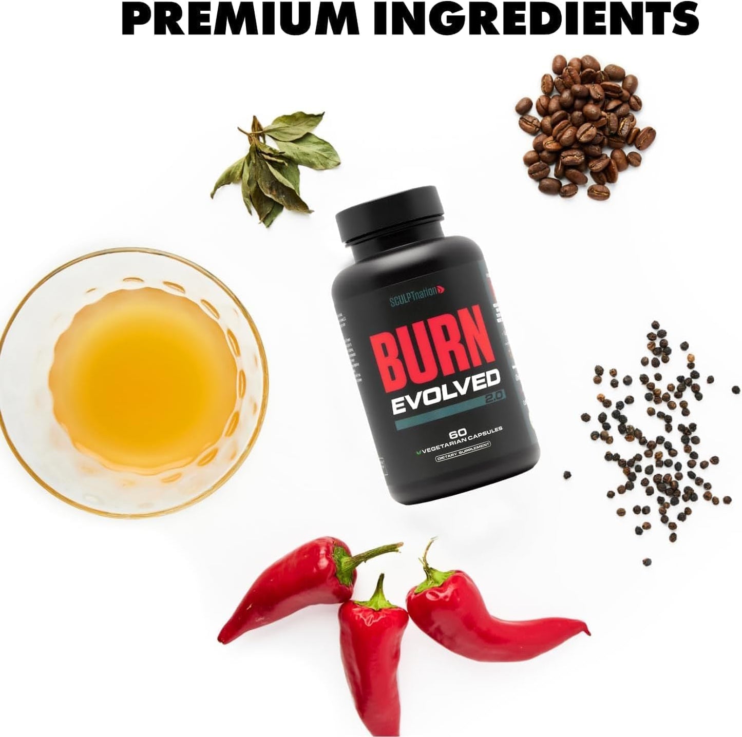 V Shred Sculpt Nation Burn Evolved 2.0 & BCAA Powder Fruit Punch Combo Pack
