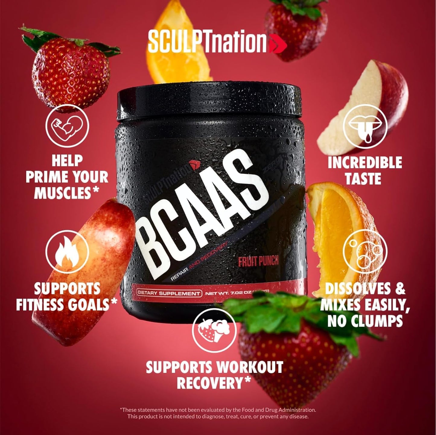 V Shred Sculpt Nation Burn Evolved 2.0 & BCAA Powder Fruit Punch Combo Pack
