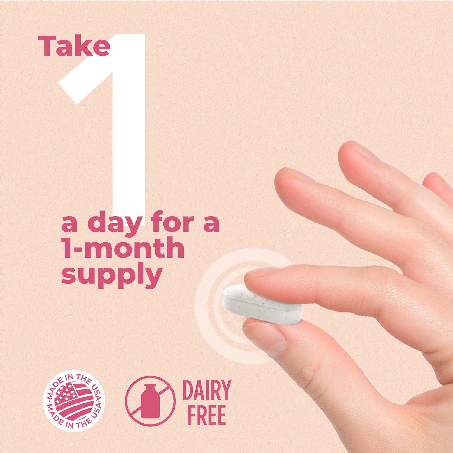 Vaginal Probiotic with BIO-Tract® Technology - 3 Billion CFU, Promotes Vaginal Health, Balanced pH & Odor, 15x More Effective - 1 Tablet Daily