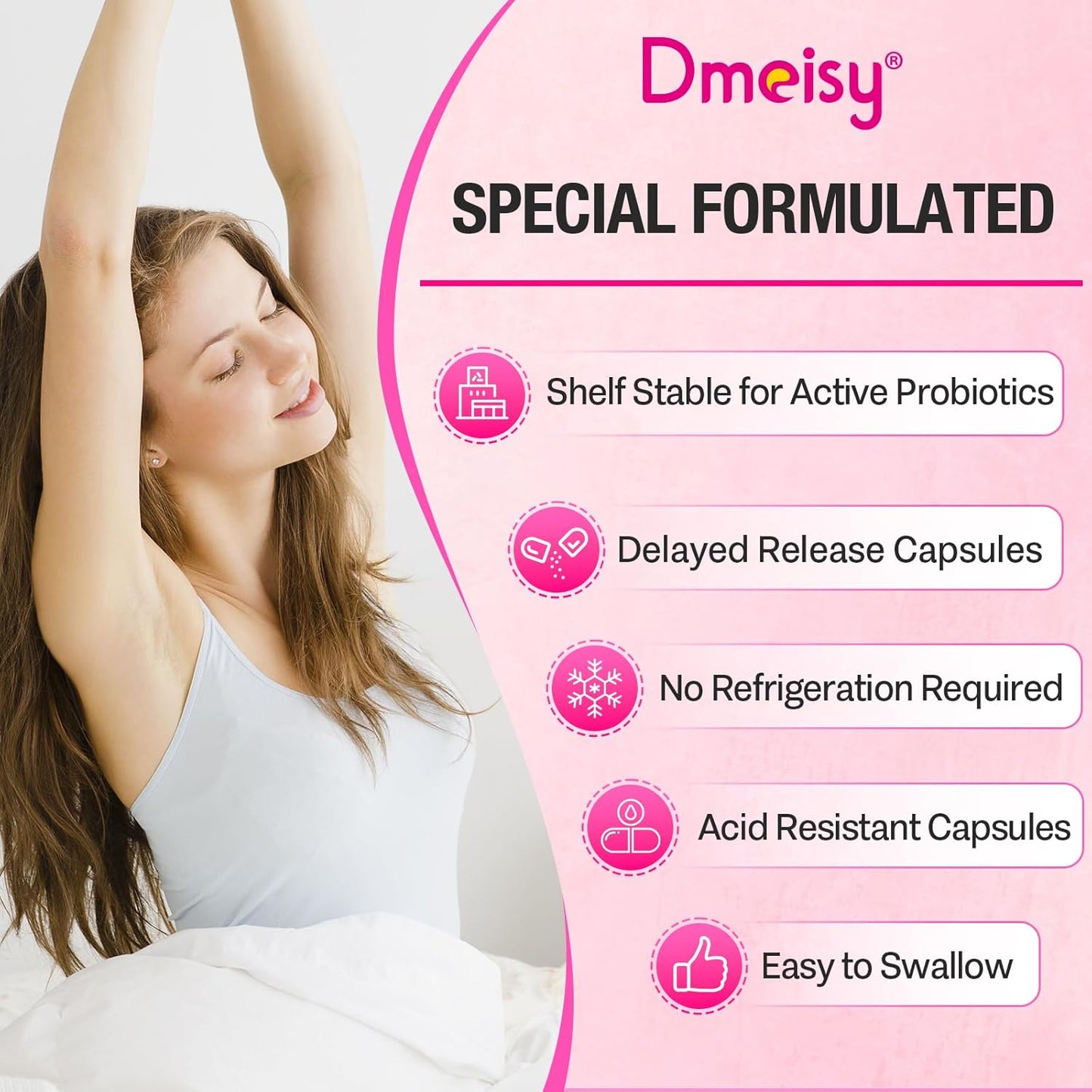 Vaginal Probiotics for Women - 70 Billion CFU, 13-in-1 Formula with Organic Prebiotics - 2 Month Supply
