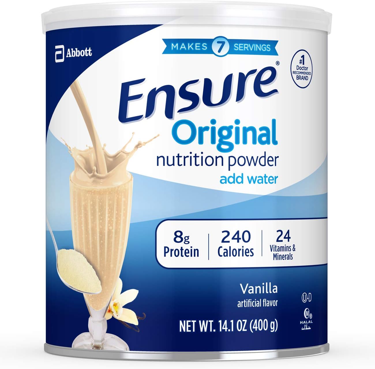 Value Pack: Ensure Original Nutrition Powder Vanilla - 14 Ounces x 3