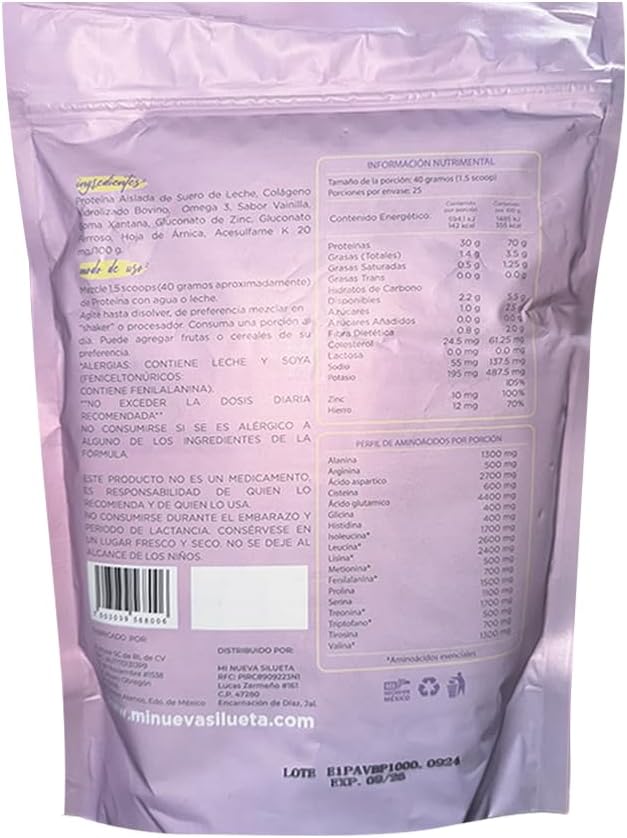 Vanila Lipotransfer Protein Powder for Stage 1 Silhouette Transformation