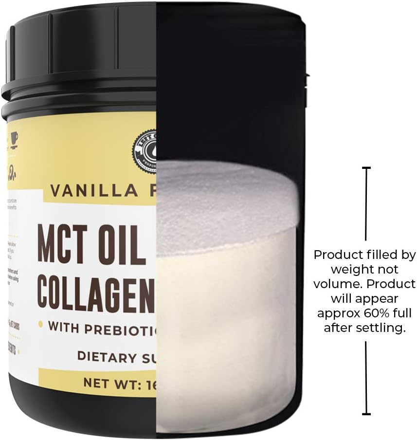 Vanilla and Unflavored MCT Collagen Powder for Keto Diet by Left Coast Performance