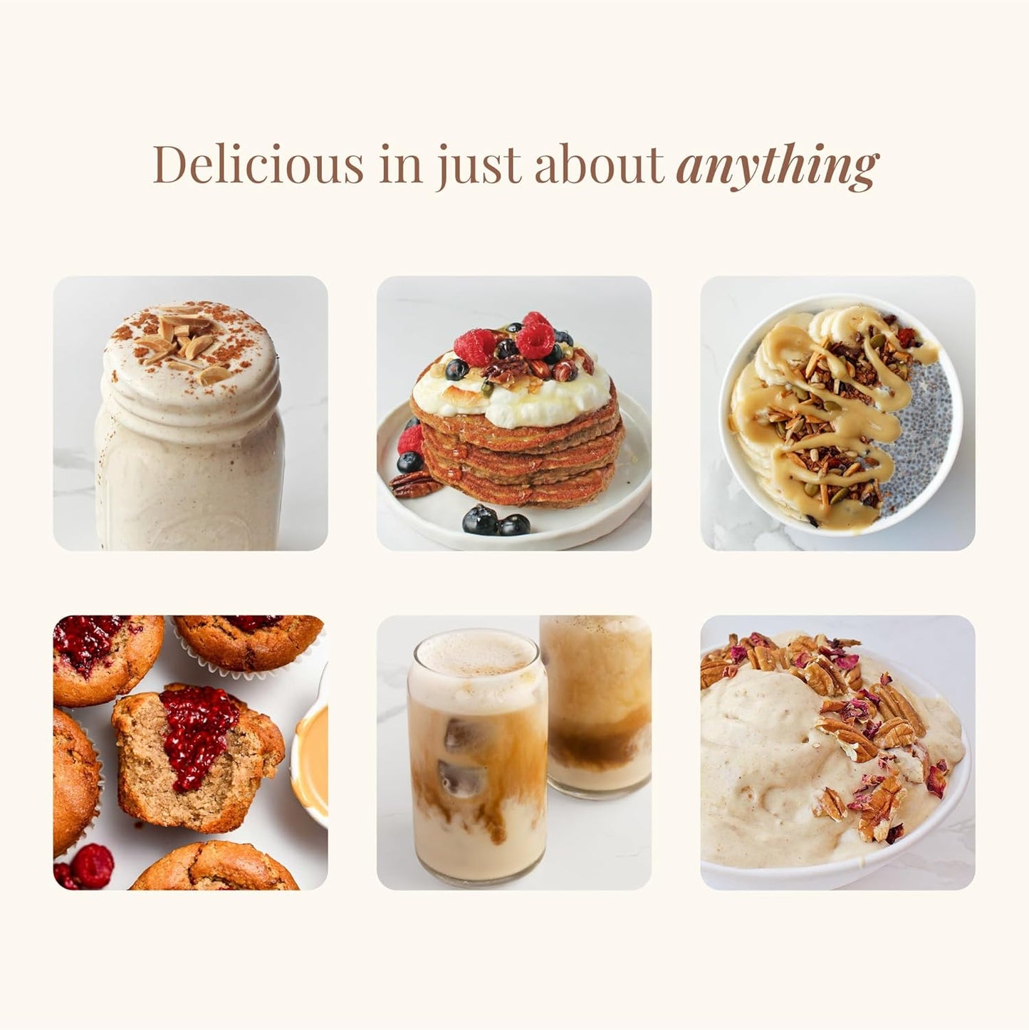 Vanilla Bean Flavored Vegan Pea Protein Powder with Probiotics - 300g, Gluten Free, Non GMO - Plant Based Protein Drink Mix