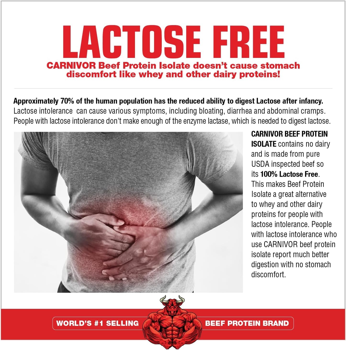 Vanilla Caramel MuscleMeds Carnivor Beef Protein Isolate, 3.9 lbs