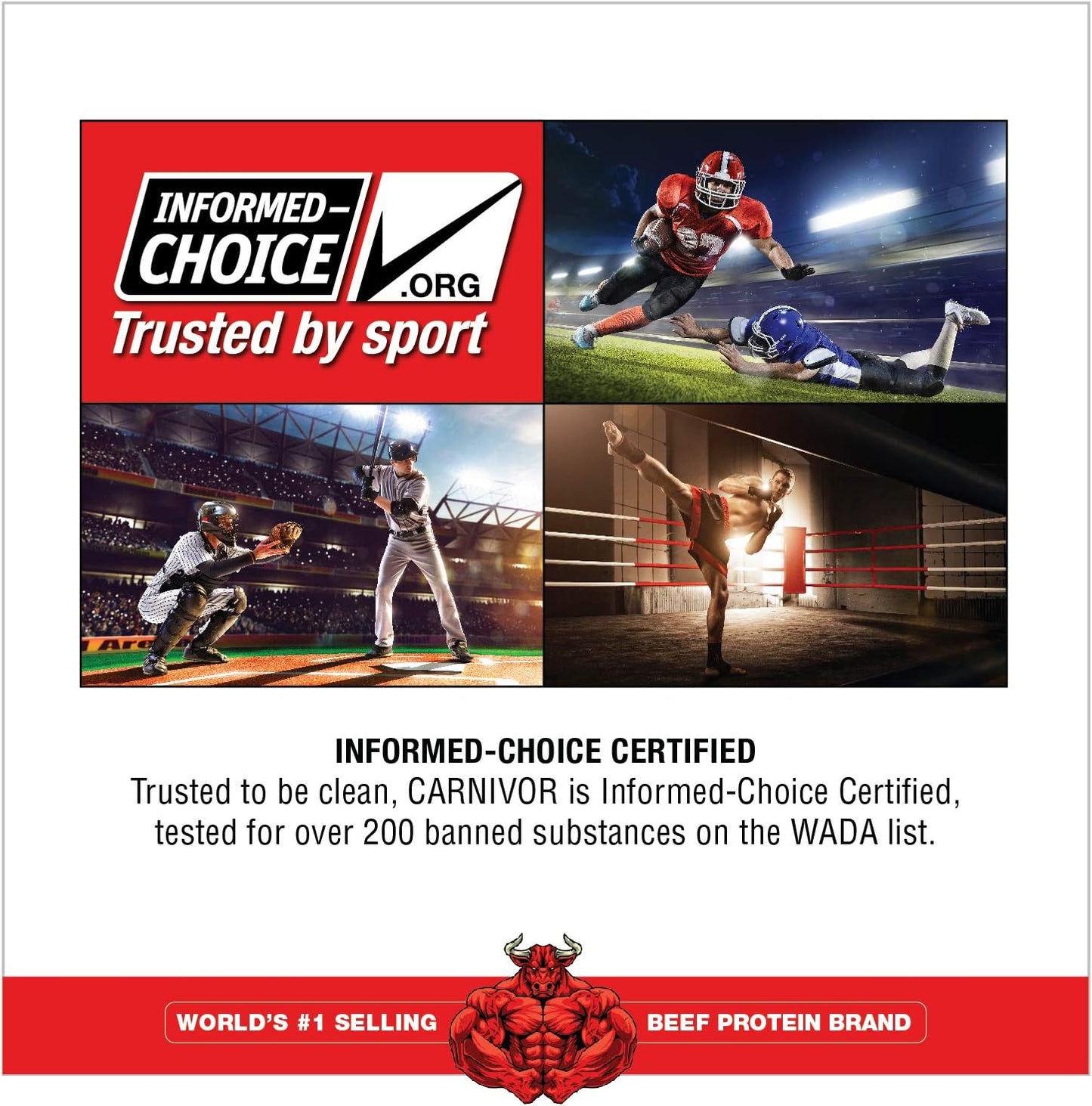 Vanilla Caramel MuscleMeds Carnivor Beef Protein Isolate, 3.9 lbs