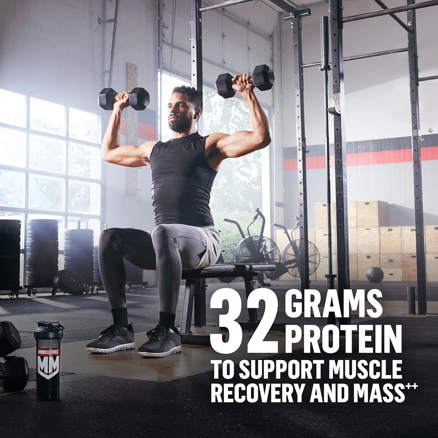 Vanilla Creme Muscle Milk Gainer Protein Powder - 32g Protein - 5 Pound Canister