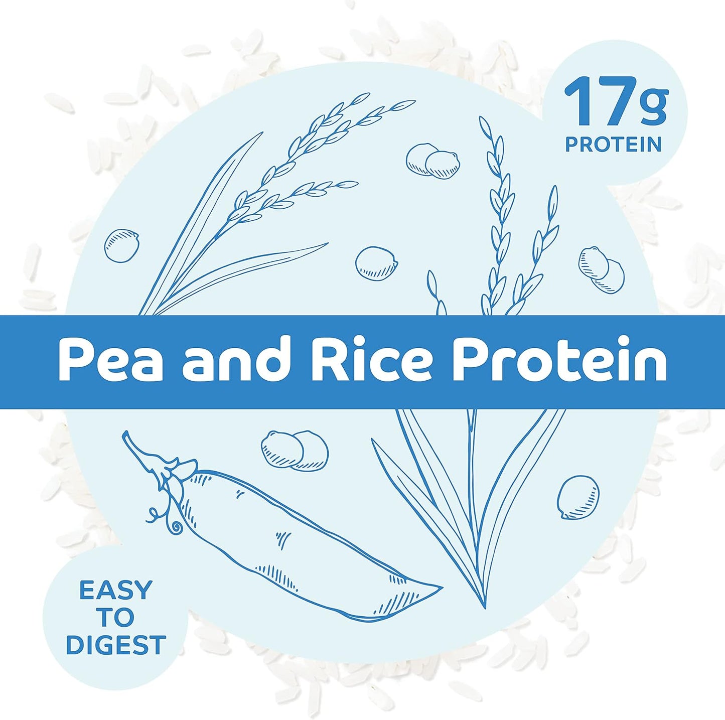 Vanilla Delight Dairy-Free Vegan Protein Powder - Soy-Free Formula by No Udder Protein