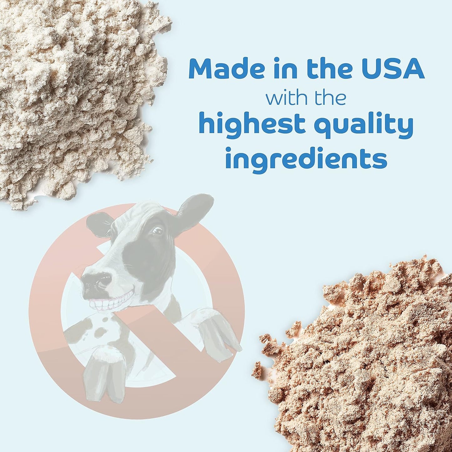 Vanilla Delight Dairy-Free Vegan Protein Powder - Soy-Free Formula by No Udder Protein