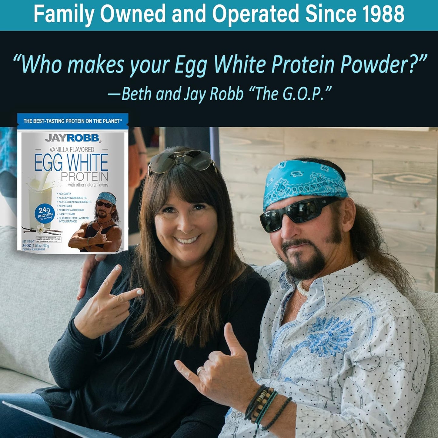 Vanilla Egg White Protein Powder - Low Carb, Keto, Vegetarian, Gluten-Free (12 oz, Best-Tasting)