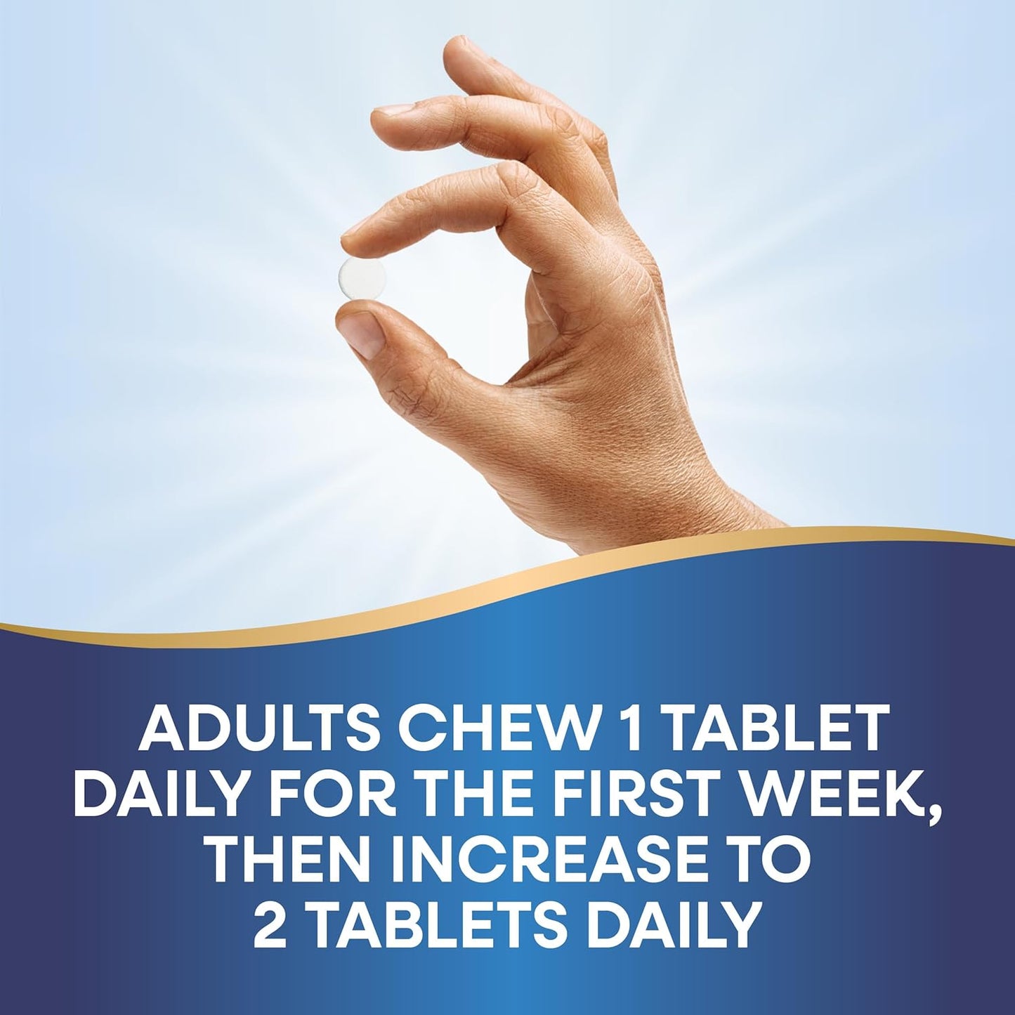 Vanilla Flavored Nature's Way Fiber Delights Chewable Tablets for Daily Regularity - 60 Count