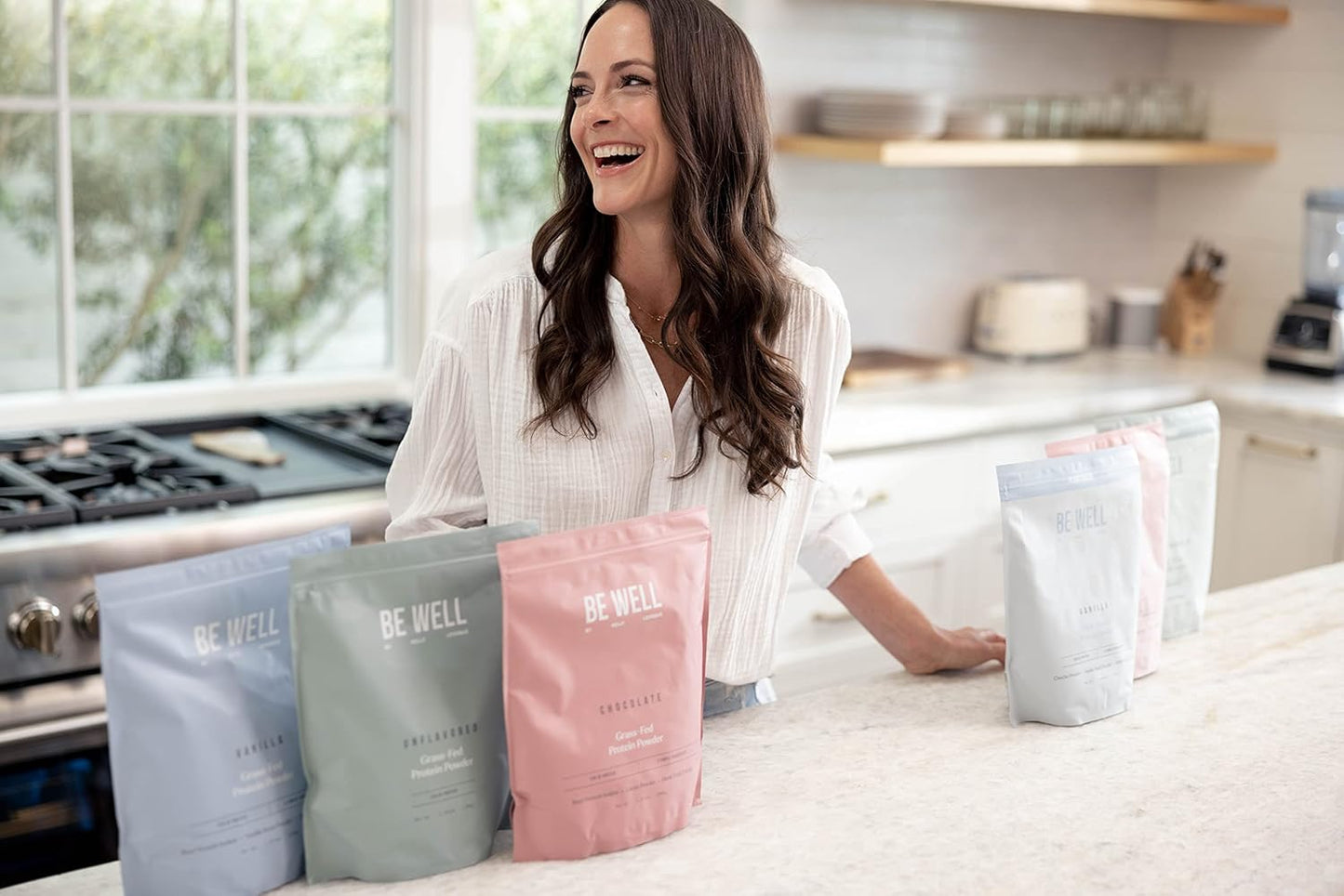 Vanilla Grass-Fed Beef Protein Powder by Kelly LeVeque: 23g Protein, 0 Carbs, 9 Amino Acids, 3 Ingredients - 30 Servings, 1.87lb