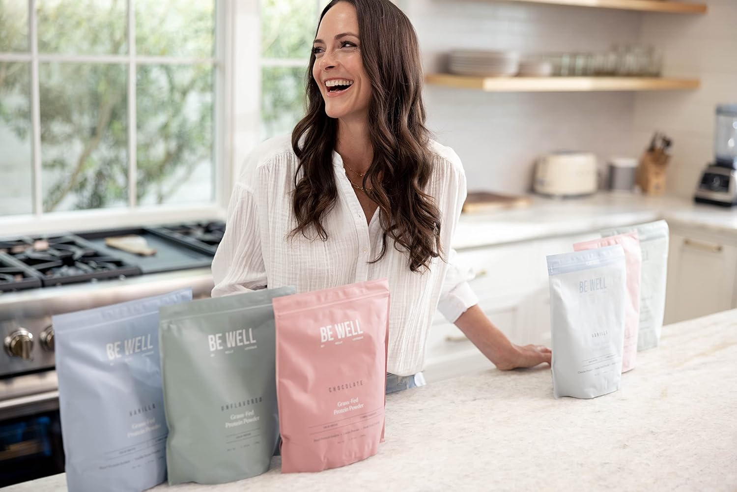 Vanilla Grass-Fed Beef Protein Powder by Kelly LeVeque: 23g Protein, 0 Carbs, 9 Amino Acids, 3 Ingredients - 30 Servings, 1.87lb