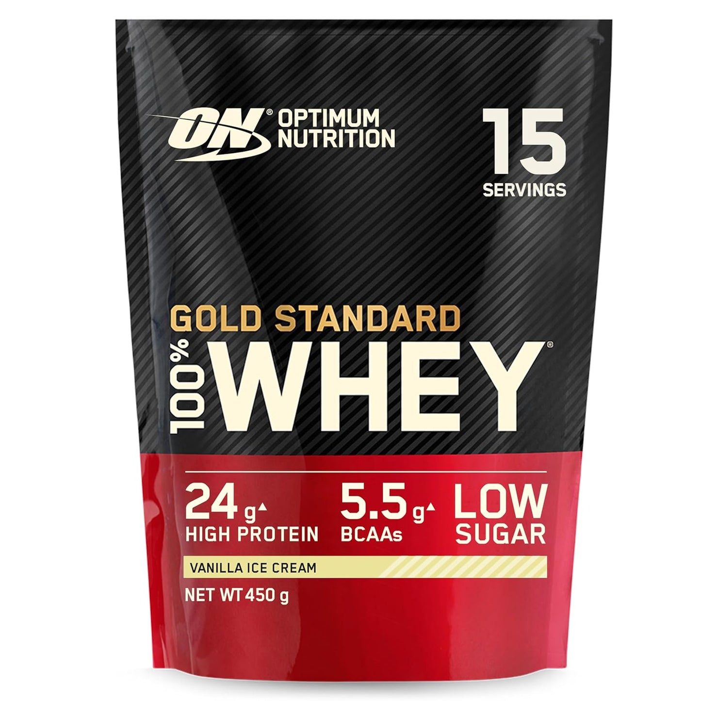 Vanilla Ice Cream Optimum Nutrition 100 Whey Gold Standard - High-Quality Protein Supplement