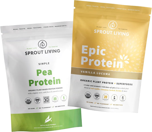 Vanilla Lucuma Pea Protein Blend by Sprout Living - 1 lb