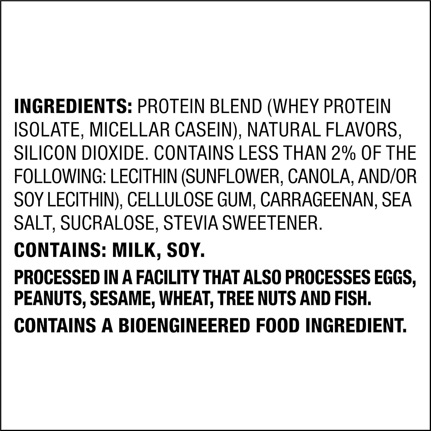 Vanilla Milkshake Protein Powder - 24g Protein, 1g Sugar, Low Carb, Gluten Free - 3lb, 43 Servings