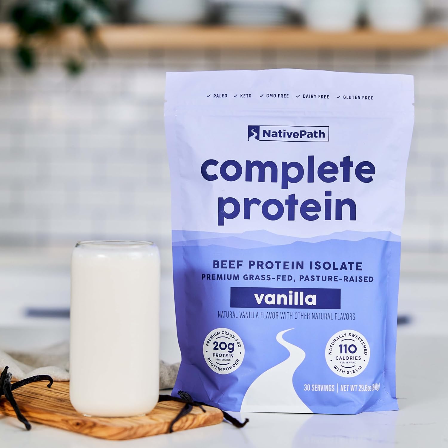 Vanilla NativePath Complete Protein Powder - 30 Servings