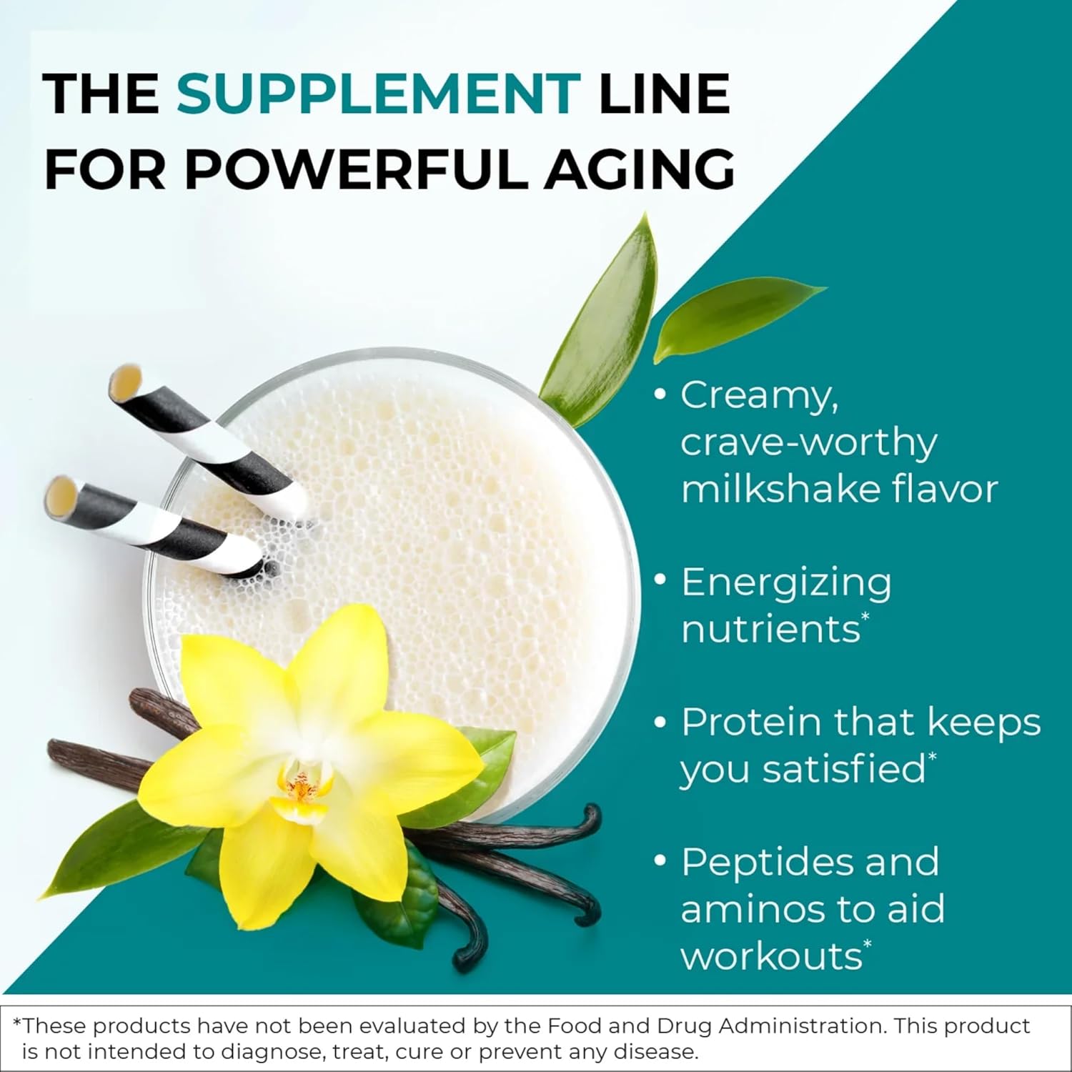 Vanilla Paleo All-in-One Shake with 20G Beef Protein | Gluten-Free & Dairy-Free | Includes Vitamins, Minerals, Amino Acids | 30 Servings