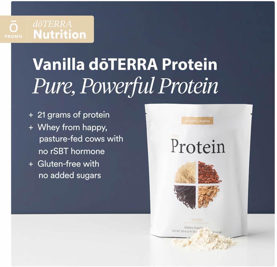 Vanilla Protein Nutrition Supplement by doTERRA - All-Natural and Nutrient-Rich Formula