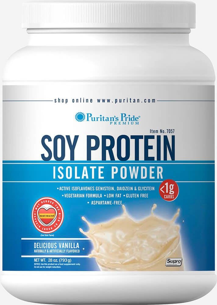 Vanilla Soy Protein Isolate Powder - 28 oz by Puritan's Pride