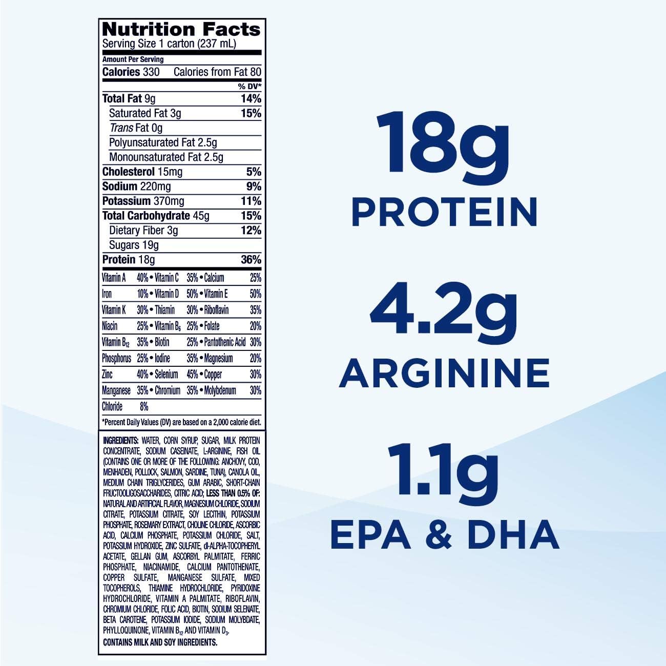Vanilla Surgery Immunonutrition Shake - 8 fl oz, Pack of 15