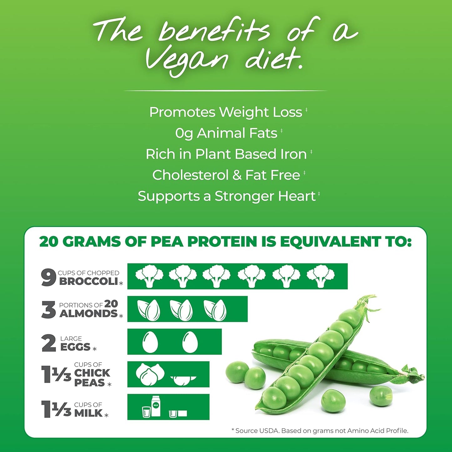 Vanilla Vegan Protein Supplement - 2 Pound Container by About Time