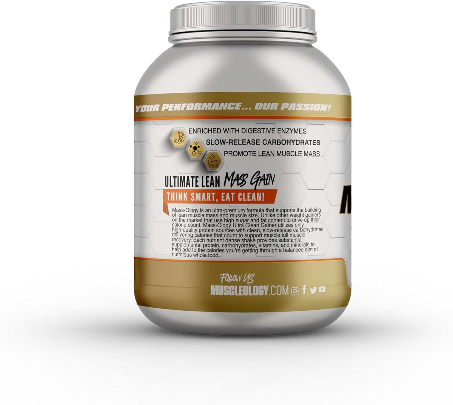 Vanilla Whey Protein Powder Weight Gainer for Men and Women - Muscle Building Supplement, 7.8 lbs