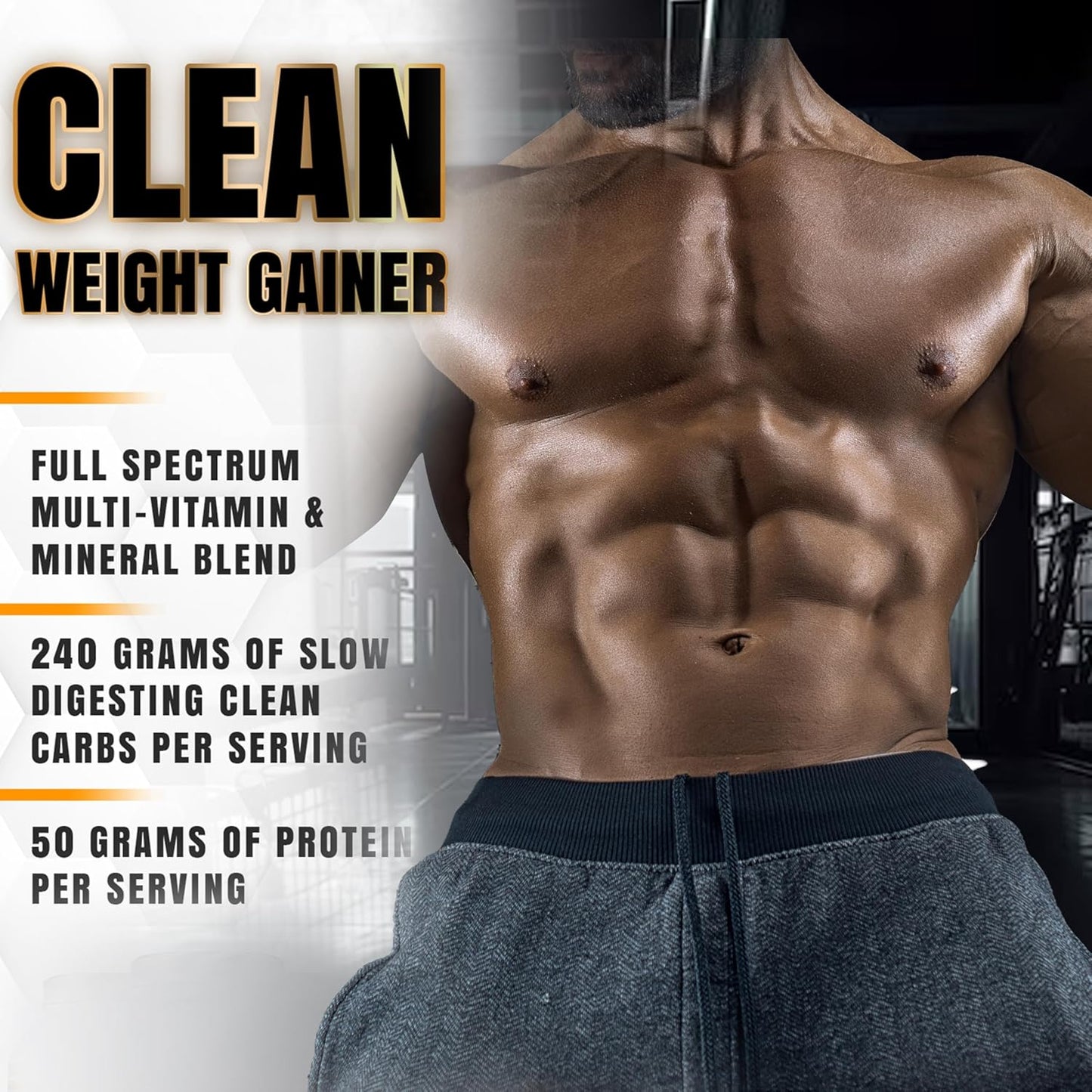 Vanilla Whey Protein Powder Weight Gainer for Men and Women - Muscle Building Supplement, 7.8 lbs