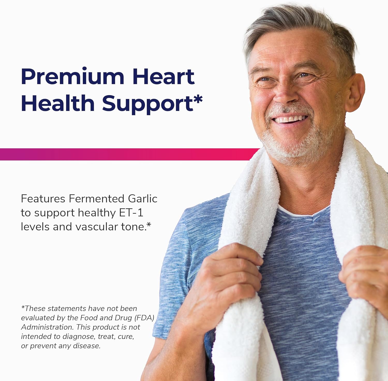 Vaso Calm Blood Balance Supplement with Fermented Garlic, Celery, Grape Seed, Hibiscus & Vitamin K2 - USA Made - Bright Naturals