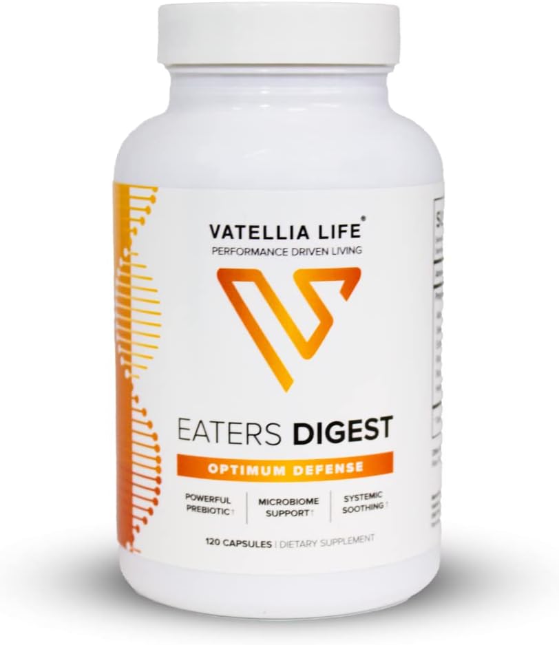 Vatellia Life Eaters Digest Prebiotic Probiotic Digestive Support Gut Health 120 Capsules