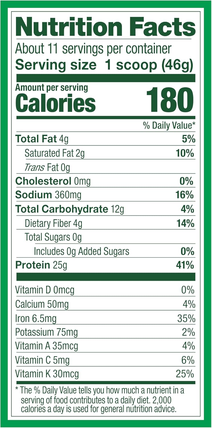 Vega Mixed Berry Protein and Greens Powder - 25g Plant-Based Protein, 11 Servings, Vegan Non-GMO Formula for Women and Men, 1.2lbs
