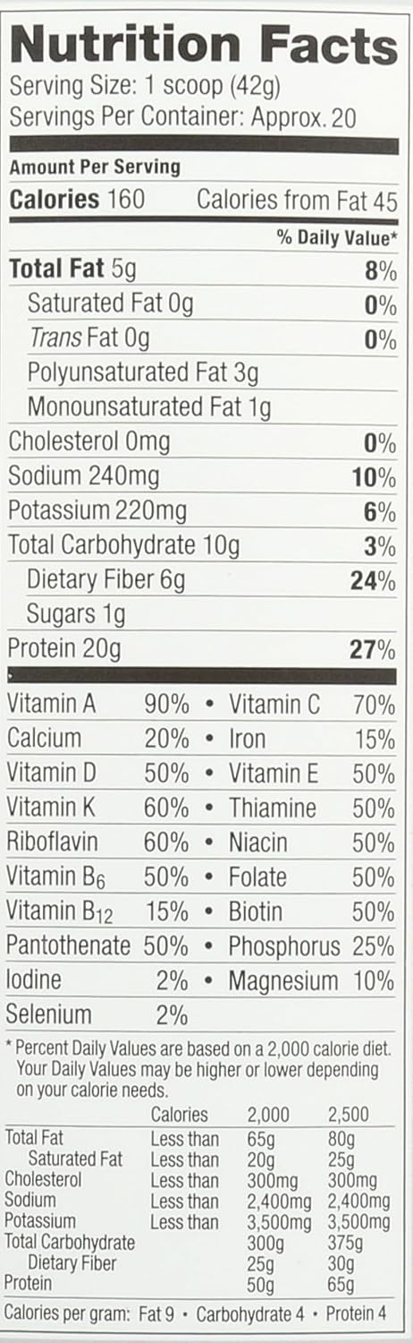 Vega One Coconut Almond Nutrition Shake - 20 Servings, Plant-Based Protein Powder, Dairy-Free, Gluten-Free, Non-GMO - 29.4oz