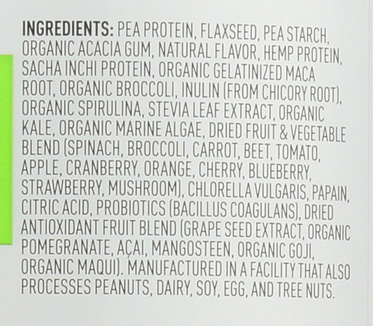 Vega One Coconut Almond Nutrition Shake - 20 Servings, Plant-Based Protein Powder, Dairy-Free, Gluten-Free, Non-GMO - 29.4oz