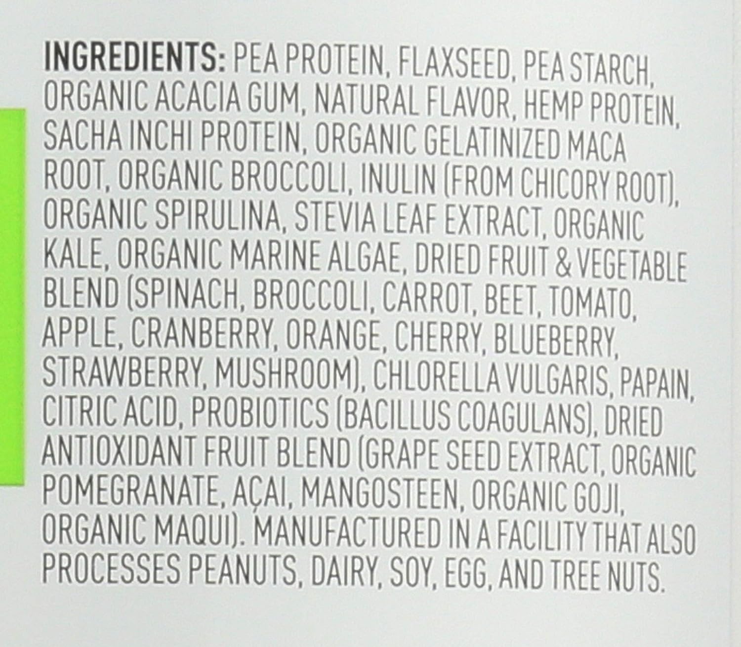 Vega One Coconut Almond Nutrition Shake - 20 Servings, Plant-Based Protein Powder, Dairy-Free, Gluten-Free, Non-GMO - 29.4oz