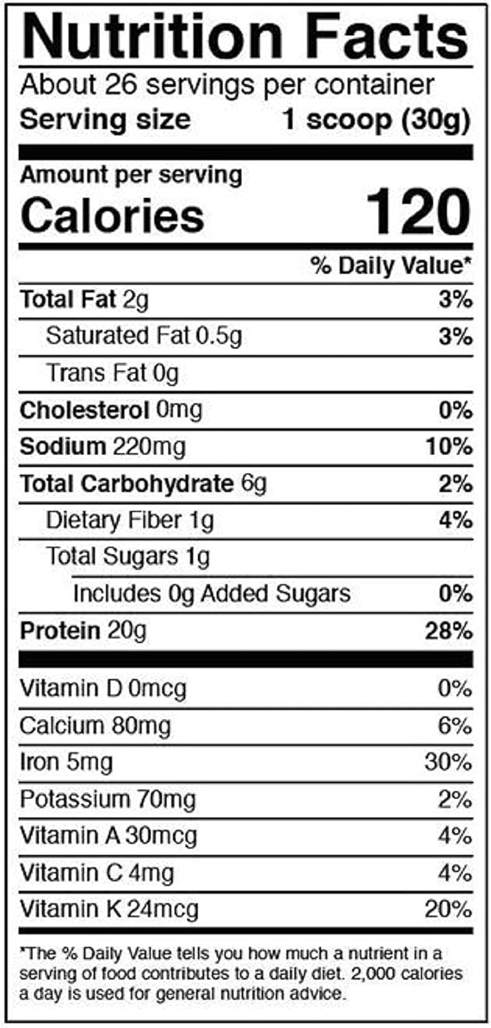 Vega Protein and Greens Vanilla Shake - Vegan Plant Based Protein Powder (25 Servings, 26.8 oz), Gluten Free, Non Dairy, Non Soy, Non GMO