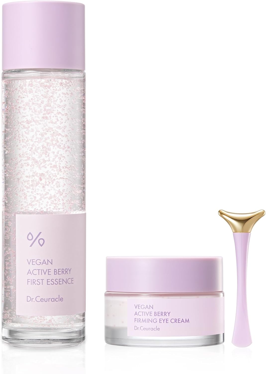 Vegan Active Berry First Essence & Firming Eye Cream Bundle by Leegeehaam Dr.Ceuracle
