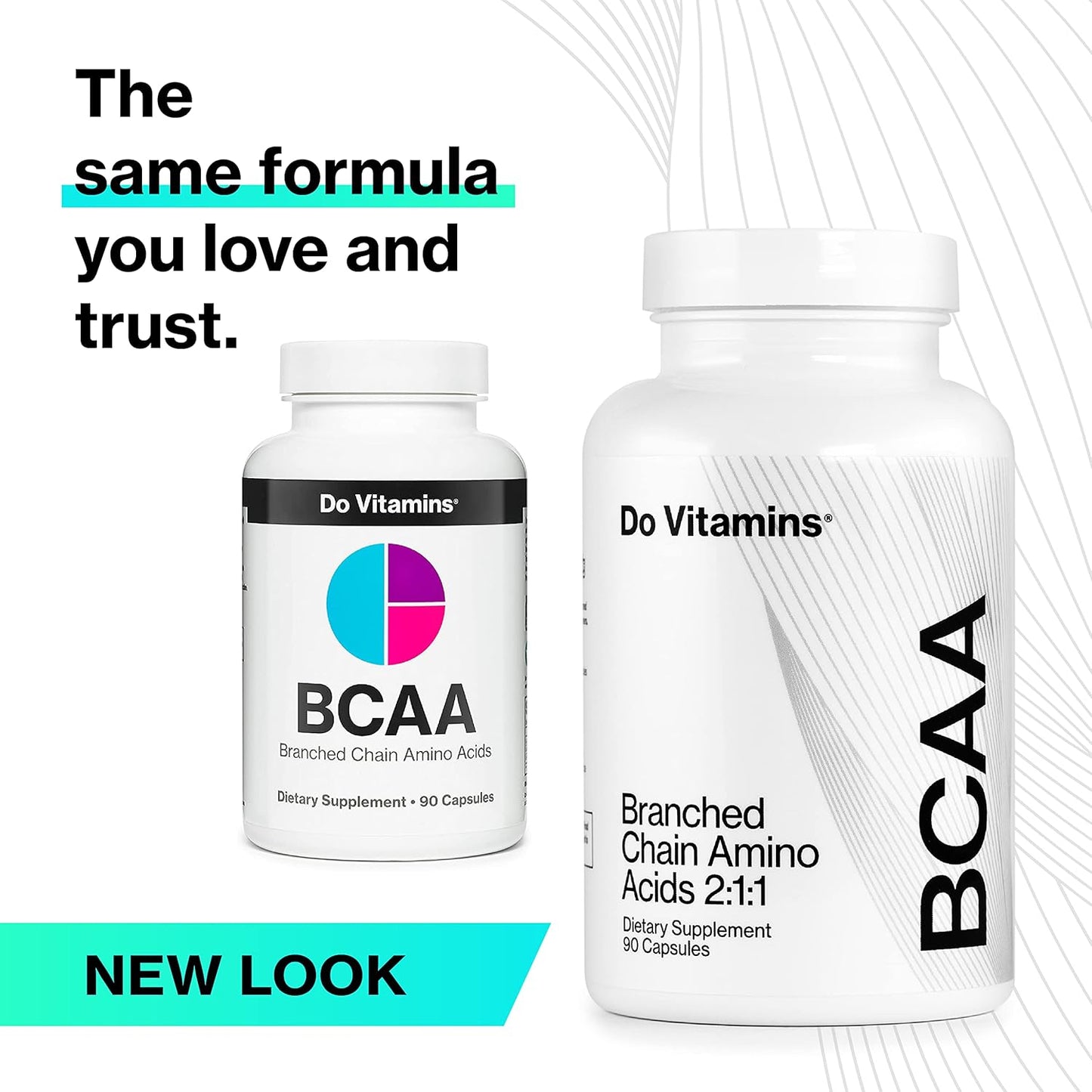 Vegan AjiPure BCAA Capsules - 2100mg Amino Acid Supplement, Keto & Paleo Friendly, Third-Party Tested, 90 Count - #1 on Labdoor