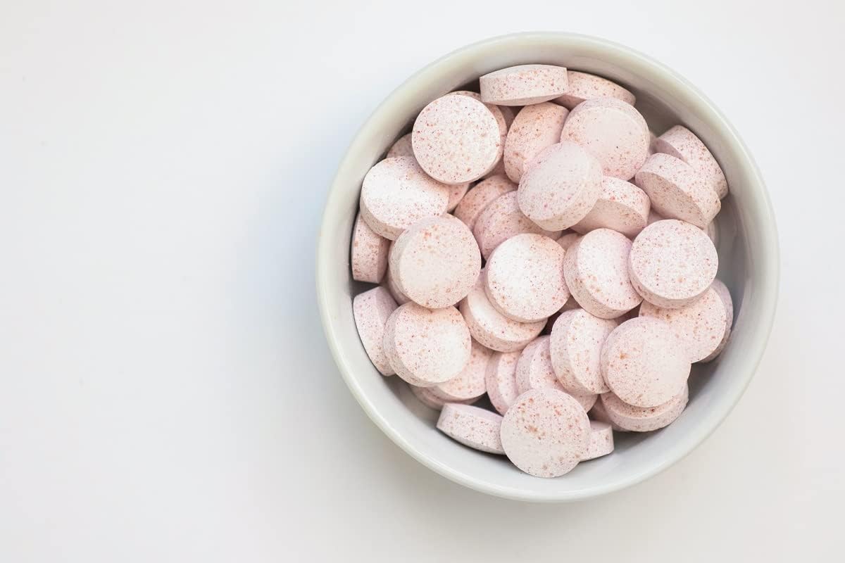 Vegan Berry Flavored Hyaluronic Acid Chewable Tablets for Joints, Skin, and Eyes - Sugar-Free Supplement (60 Count)