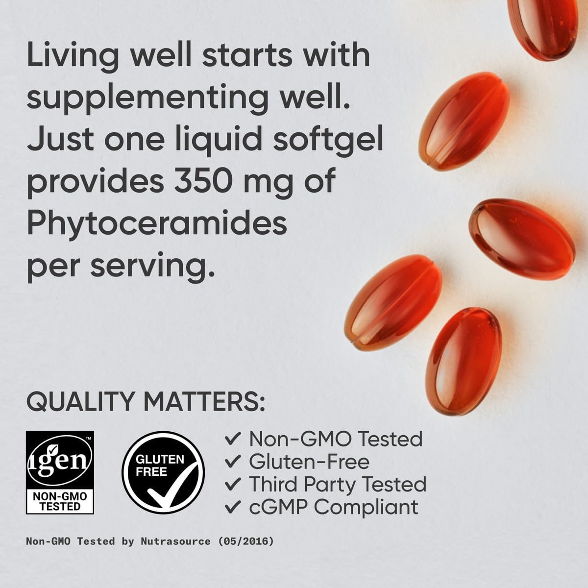 Vegan Biotin 10,000mcg with Vitamin D3 K2 & Phytoceramides for Skin Hydration