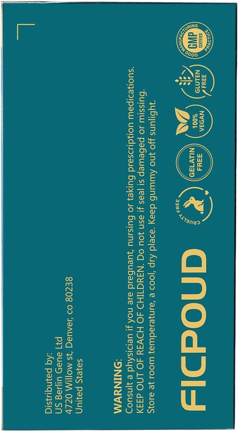 Vegan Biotin Gummies for Healthy Hair, Skin & Nails - Hair Growth Support - 30 Day Supply