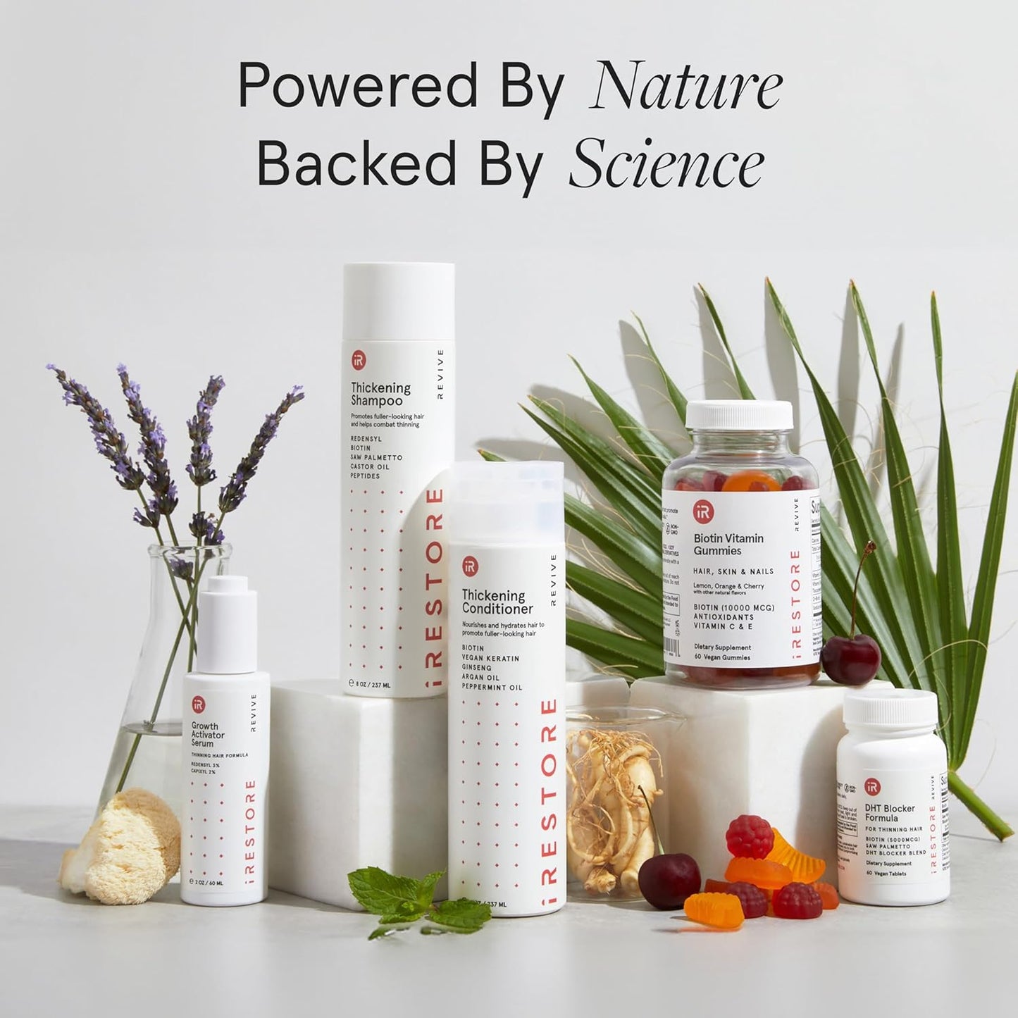 Vegan Biotin Hair Gummies for Hair Growth, Skin, Nails - 10000mcg Biotin Vitamins for Women & Men