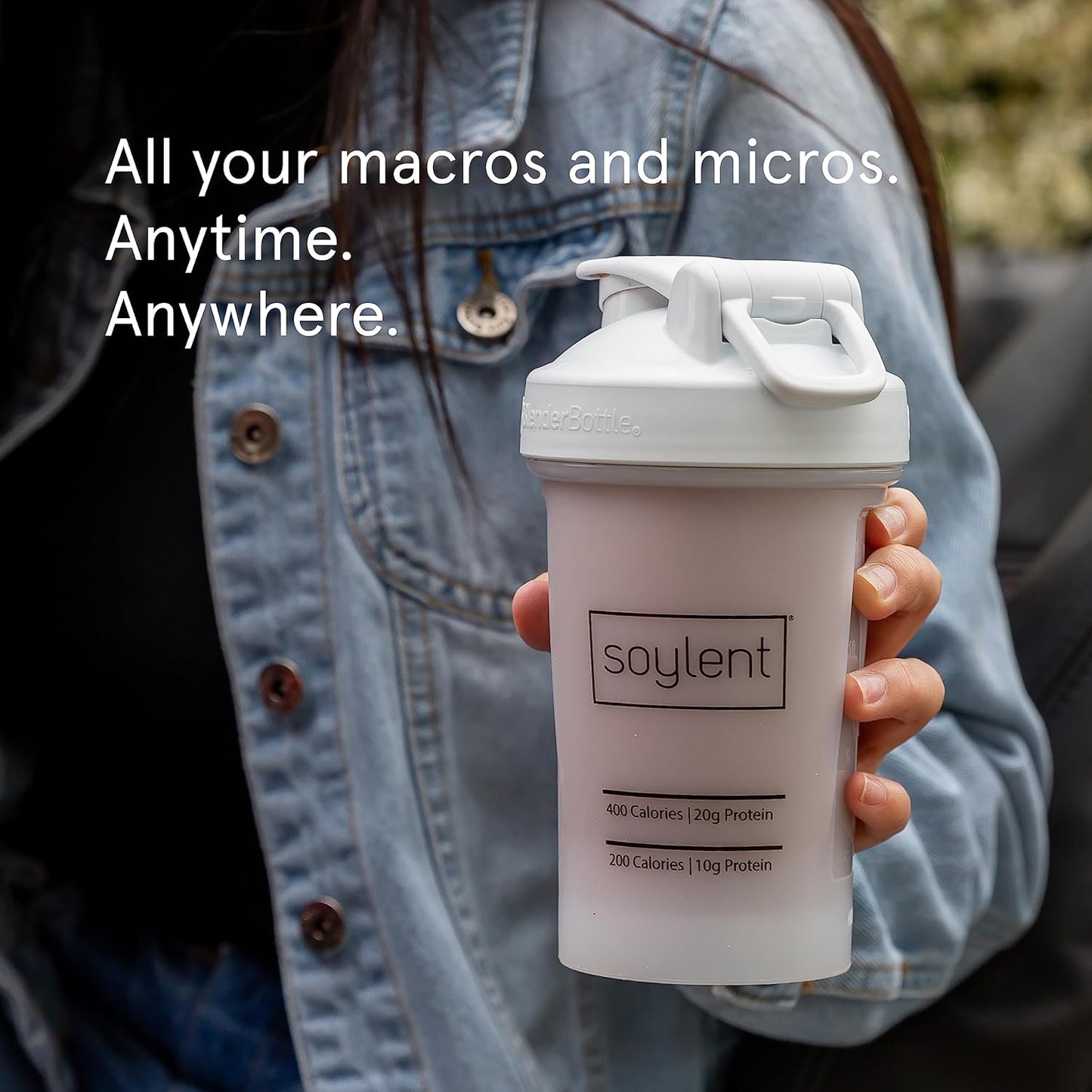 Vegan Cacao Protein Powder with 39 Essential Nutrients - Soylent Complete Nutrition Meal Replacement - 36.8oz