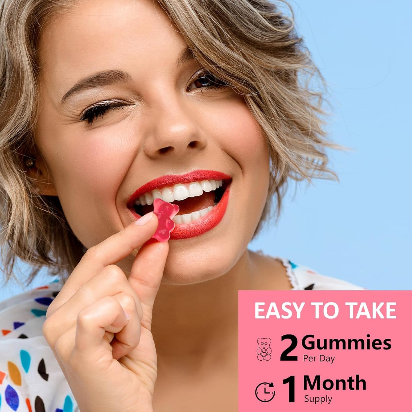 Vegan Calcium Gummies for Women - 1200 mg with Vitamin D3, Magnesium, and Zinc - Sugar & Gluten Free - 60 Count