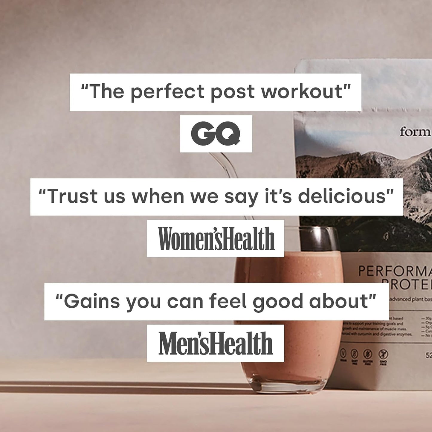 Vegan Chocolate Hazelnut Protein Powder - 30g Plant Based Protein with BCAAs & Digestive Enzymes - Ideal Post Workout Drink