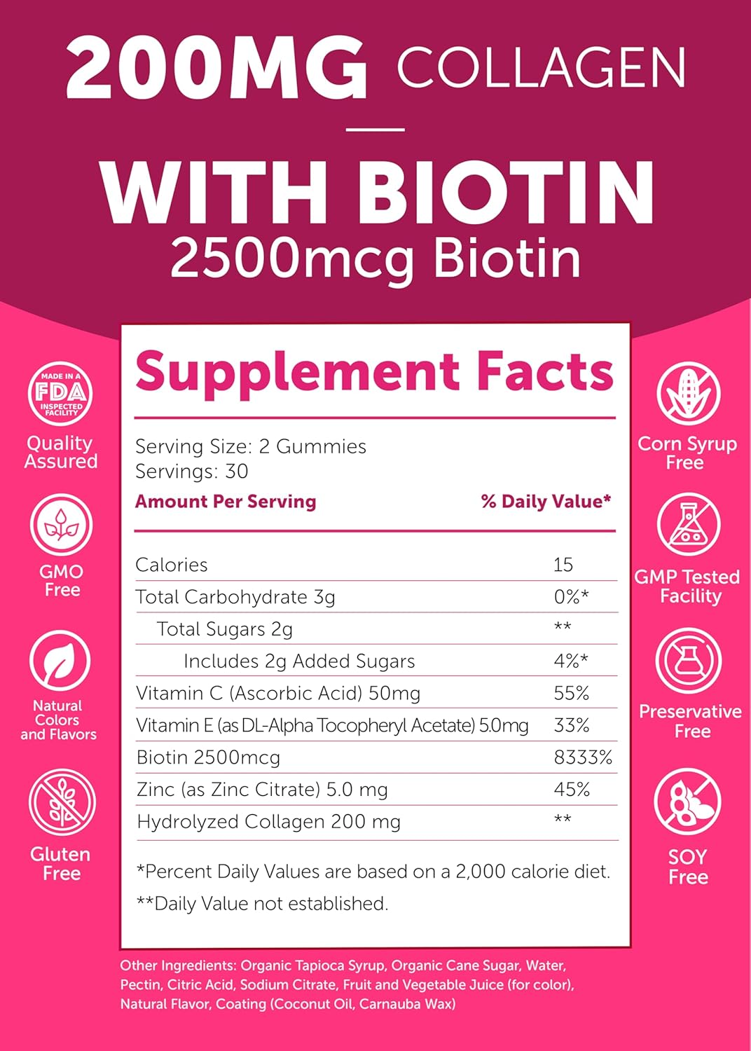 Vegan Collagen and Elderberry Gummies Bundle - Anti Aging & Immune Support for Adults & Kids - Non-GMO, Gelatin-Free, All Natural