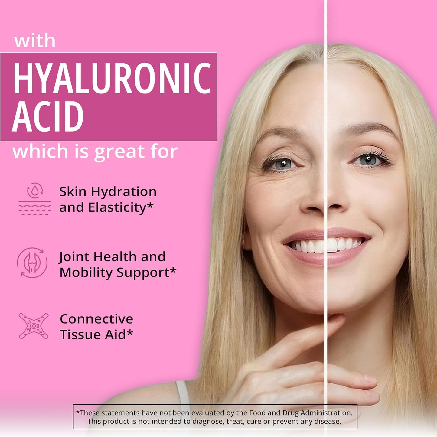 Vegan Collagen Builder with Hyaluronic Acid and Hormone Balance for Women by Happy Healthy Hippie