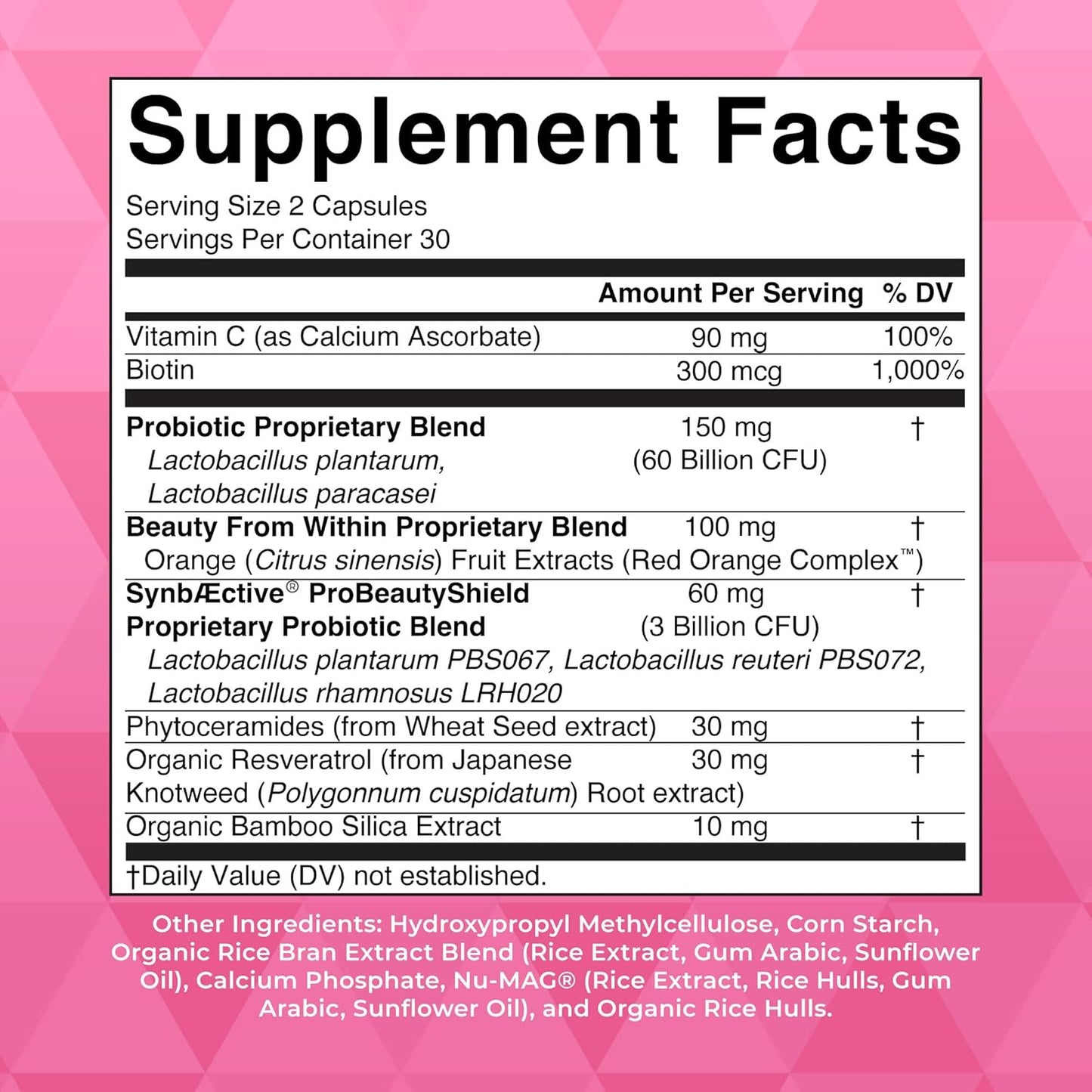 Vegan Collagen & Probiotic Capsules for Hair, Skin, Nails | MaryRuth Organics | 1 Month Supply | Biotin | Non-GMO | 60 Count