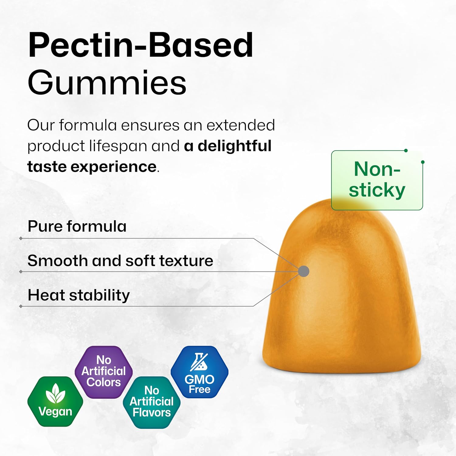 Vegan CoQ10 Gummies - 200mg Coenzyme Q10 Supplement - Antioxidant Pectin-Based Chewables - 90 Count