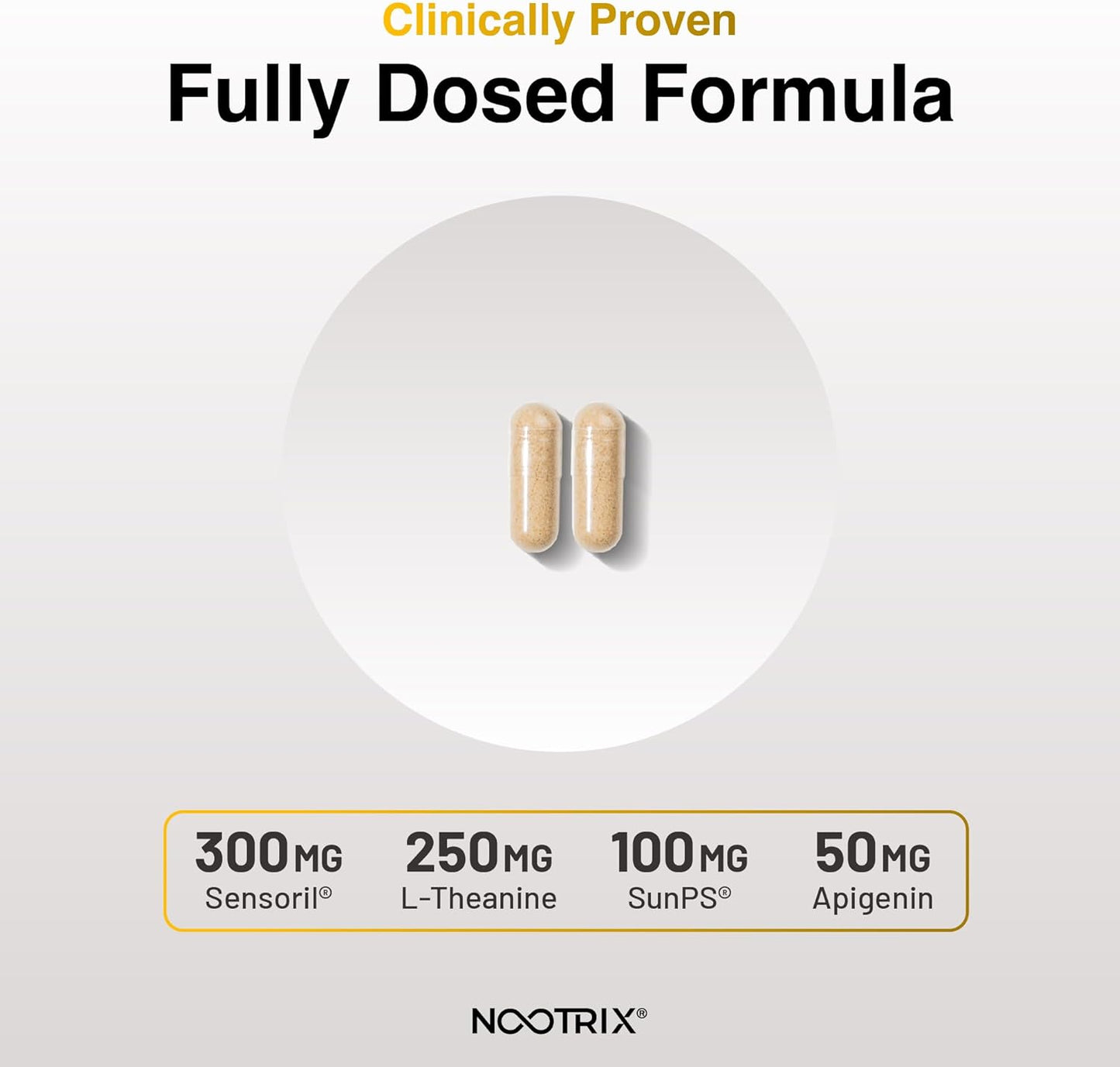 Vegan Cortisol Supplement for Deep Sleep & Relaxation | Ashwagandha, L-Theanine, Rhodiola Rosea Extract | 30 Capsules